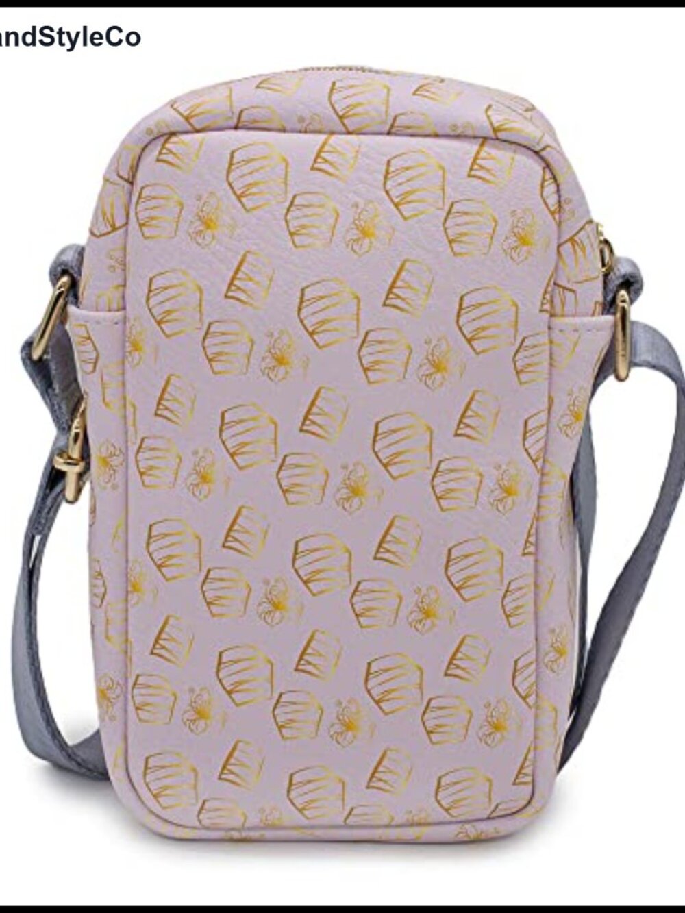 Disney Rapunzel Crossbody Bag Vegan Leather Zip Casual - Picture 3 of 6